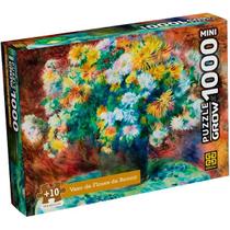 Mini Quebra Cabeça 1000 Peças Vaso De Flores De Renoir Grow Mini Quebra Cabeça 1000 Peças Vaso De Flores De Renoir Grow