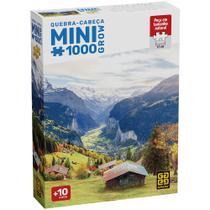 Mini Quebra-cabeça 1000 peças Vila Suíça Mini Quebra-cabeça 1000 peças Vila Suíça