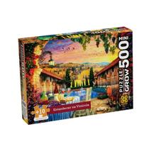 Mini Quebra-cabeça 500 peças Entardecer na Vinícola - Grow Mini Quebra-cabeça 500 peças Entardecer na Vinícola - Grow