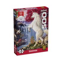 Mini Quebra-cabeça 500 peças Unicórnios Grow - 04862 Mini Quebra-cabeça 500 peças Unicórnios Grow - 04862