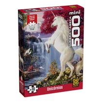 Mini Quebra-cabeça 500 peças Unicórnios - Grow Mini Quebra-cabeça 500 peças Unicórnios - Grow