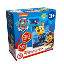 Mini Quebra Cabeça de Madeira Patrulha Canina 3+ Anos com 10 Peças - Gala
