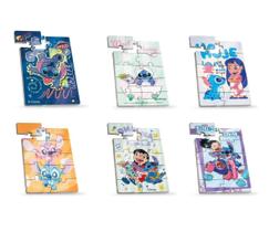 Mini Quebra Cabeça Disney Lilo Stitch 10 Peças 6 Modelos
