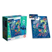 Mini Quebra Cabeça Disney Lilo Stitch 3+ Anos Personagens Sortidos 10 Peças