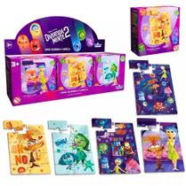 Mini Quebra-cabeça Divertida Mente - Madeira