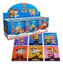 Mini Quebra-Cabeça Patrulha Canina Caixa - 6 Unidades