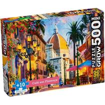 Mini Quebra Cabeça Puzzle 500 Peças Café Em Florença Grow
