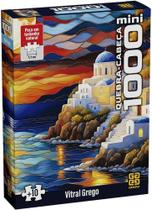 Mini Quebra Cabeça Vitral Grego 1000 Peças Grow - 4858