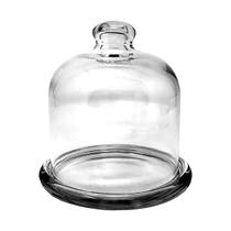 Mini Queijeira Vidro Porta Queijos Petiscos Frios Expositor Alimentos Objeto de Decoração Cúpula Centro de Mesa 10cm Mini Queijeira Vidro Porta Queijos Petiscos Frios Expositor Alimentos Objeto de Decoração Cúpula Centro de Mesa 10cm