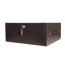 Mini Rack A170 Organizador Horizontal Com Bandeja 15 Preto Mini Rack A170 Organizador Horizontal Com Bandeja 15 Preto