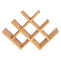 Mini Rack Adega para Armazenamento de Vinho Bamboo Moderno