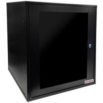 Mini Rack de Parede 19" GForce, 12U x 570mm, Visor de Acrílico, Preto - 342