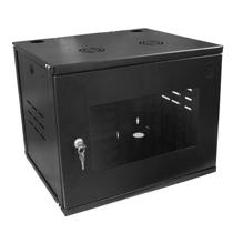 Mini Rack de Parede 8Ux370mm Desmontável Preto - Pier Telecom