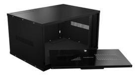 Mini Rack Gabinete Para Cftv Dvr Roteador Intelbras 5u Montado