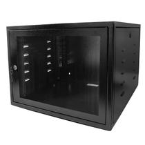 Mini Rack Parede 19" 08X570MM C/ 2 Plano Preto
