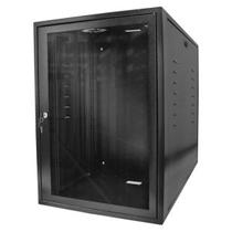 Mini Rack Parede 19" 16X570MM C/ 2 Plano Preto