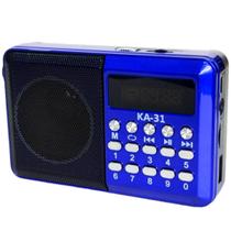 Mini Rádio Bolso Bluetooth Fm Portátil Display Recarregável - Kapbom