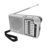 Mini Rádio De Bolso FM/AM/P2 de 2 Bandas Retrô Pocket Kapbom KA-3323