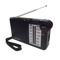 Mini Rádio De Bolso FM/AM/P2 de 2 Bandas Retrô Pocket Kapbom KA-3323