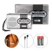 Mini Rádio De Bolso Portátil Am Fm Com Fone de Ouvido LE-651