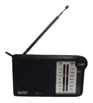 Mini Radio Portatil Am Fm De Bolso Preto Fone De Ouvido P2 - Lenox