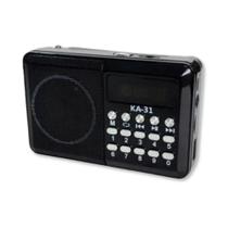 Mini Rádio Portátil Bluetooth FM USB KA31 Kapbom