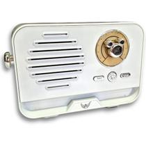 Mini Rádio Retro Vintage Caixa Caixinha Bluetooth Portátil
