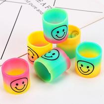 Mini Rainbow Smiley Face Springs Slinky de 3,5 cm (12 peças) Mini Rainbow Smiley Face Springs Slinky de 3,5 cm (12 peças)
