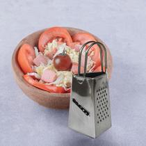 Mini Ralador De Aço Inox Com 3 Faces Kehome Mini Ralador De Aço Inox Com 3 Faces Kehome