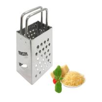 Mini ralador de inox com 4 faces pequeno para noz moscada alho e alimentos