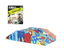 Mini Rampa Skate Park Funbox Radical Com Skate de Dedo