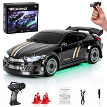 Mini RC Drift Car Arnbz em escala 1/64 com LED e modos de velocidade dupla