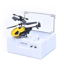Mini RC Helicopter RC 5012 2CH Radio Remote Control Amarelo Mini RC Helicopter RC 5012 2CH Radio Remote Control Amarelo