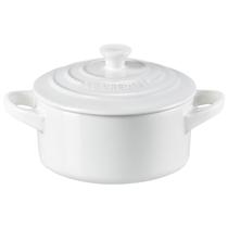 Mini redondo de grés Cocotte Le Creuset, 240 ml, branco