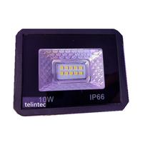 Mini Refletor de led holofote 10w branco fio bivolt externo