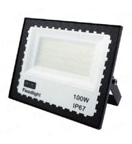 Mini Refletor Holofote Led 100w Branco Frio P D'água Bivolt