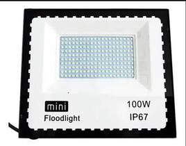Mini Refletor Holofote Led 100w Floodlight mini- 6500k (Branco Frio) Ip67 Mini Refletor Holofote Led 100w Floodlight mini- 6500k (Branco Frio) Ip67
