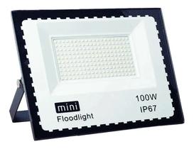 Mini Refletor Holofote LED SMD 100W Branco Frio IP67 - MTX