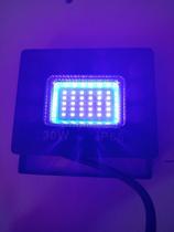 mini refletor led 30w azul externo bivolt