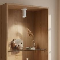 Mini Refletor LED USB Para Armário ou Vitrine, 3w, Luz Neutra, Branco, LexLight Mini Refletor LED USB Para Armário ou Vitrine, 3w, Luz Neutra, Branco, LexLight