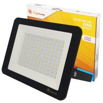 Mini Refletor Preto Led 16,5Cm 200W Bivolt Ip66 Branco Frio Mini Refletor Preto Led 16,5Cm 200W Bivolt Ip66 Branco Frio