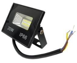 Mini Refletor Smd Led Branco Frio 20w Prova D'água Bivolt