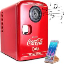 Mini refrigerador/aquecedor Koolatron Coca-Cola Bluetooth 4L