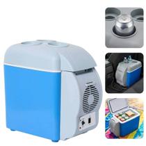 Mini Refrigerador Cooler Portátil 12V 7.5L Para Carro Resfria E Aquece Mini Geladeira Veicular