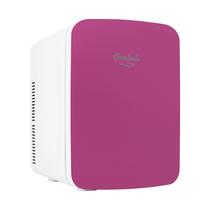 Mini Refrigerador Cooluli 15L para Dormitorio, Coche y Oficina, Rosa
