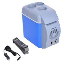 Mini refrigerador do carro portátil 12v 7.5l auto geladeira qualidade abs multi-função refrigerador congelador aquecedor - MINI GELADEIRA