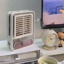 Mini Refrigerador e Umidificador de Ar Portátil - Ventilador mini