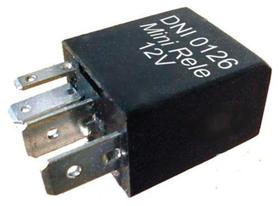 Mini rele auxiliar 12v 4 terminais - Dni