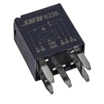 Mini Relé Auxiliar 24 Volts Reversor Com Diodo Com Suporte - DNI8228 Mini Relé Auxiliar 24 Volts Reversor Com Diodo Com Suporte - DNI8228
