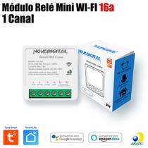Mini Relé Wi-Fi de 1 Canal 16a Nova Digital